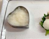 大根おろしでアート　クッキーの型を使って作り方3写真