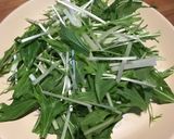 水菜とサバの味噌煮のサラダ作り方2写真