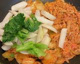 カブ入り豚キムチ炒め★豚キムチ丼でも作り方4写真
