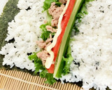 我が家のサラダ巻き 節分恵方巻き巻き寿司作り方5写真