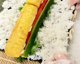 我が家のサラダ巻き 節分恵方巻き巻き寿司作り方7写真