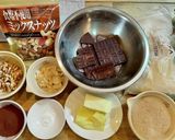 角バットで焼く我が家の定番ブラウニー♪作り方2写真