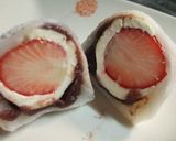 ふんわり♪クリームチーズ入りいちご大福作り方6写真