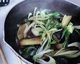 厨房ばあばぁ!茄子.ネギの丼。作り方2写真