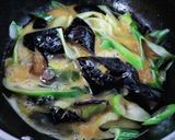 厨房ばあばぁ!茄子.ネギの丼。作り方3写真