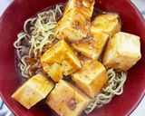 簡単✨醤油ベース麻婆ラーメン作り方5写真
