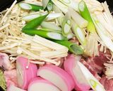 酒・塩コショウで、白菜の鶏もも鍋作り方3写真