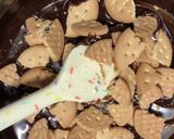 1番シンプル☆ざくざく滑らかチョコサラミ作り方3写真