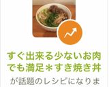 すぐ出来る少ないお肉でも満足*すき焼き丼作り方16写真
