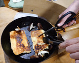 油揚げの味噌チーズはさみ焼き作り方13写真