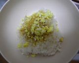 卵入りカレーおにぎり作り方2写真