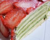 苺　ミルクレープ　抹茶　ケーキ　可愛い作り方1写真