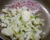 簡単！カリフラワーのマヨ味噌ソテー作り方5写真