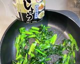 お弁当にほうれん草の巣篭もり玉子作り方2写真