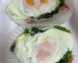 お弁当にほうれん草の巣篭もり玉子作り方6写真