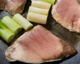 ＊ぶりと焼きねぎの甘辛あん＊作り方2写真