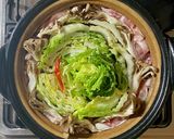 ＊鶏肉＆豚肉のうま味たっぷり白菜鍋＊作り方2写真
