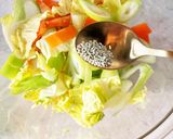 冷凍うどんと豆乳で坦々麺風作り方1写真
