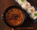 旨味を味わう♪しじみバタースープビーフン作り方8写真