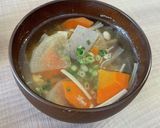 麹 の 鶏けんちん汁作り方5写真