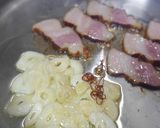 燻製ベーコンのぺぺたま作り方4写真