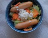 朝の３分でふんわりキャベツのスープ作り方1写真