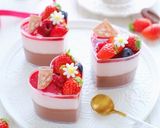 生クリーム不使用！苺ミルクプリン作り方10写真