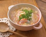 とろみつき！かに玉豆腐の中華風スープ作り方6写真