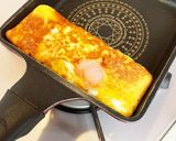応援弁当☆ハートやお星様のハム卵焼き♡☆作り方7写真