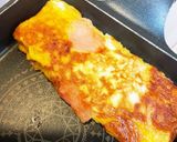 応援弁当☆ハートやお星様のハム卵焼き♡☆作り方9写真