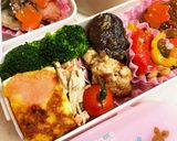 応援弁当☆ハートやお星様のハム卵焼き♡☆作り方10写真