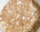 熱旨！カレー味の鶏つくね重ね蒸し作り方1写真