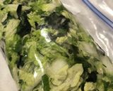 白菜とわかめの漬物作り方3写真