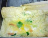 お弁当♪桜海老と三つ葉の卵焼き作り方5写真
