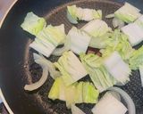 白菜とひき肉のクリームグラタン。作り方3写真