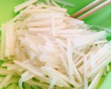 うまみたっぷり＊帆立貝柱と大根のサラダ作り方3写真