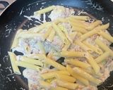 白菜とひき肉のクリームグラタン。作り方9写真
