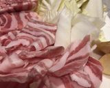 白菜と豚バラの重ね蒸し作り方1写真