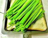 芽ねぎと玉子焼きと明太子のホットサンド作り方1写真
