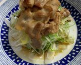 豚バラdeネギ焼豚風♪作り方4写真