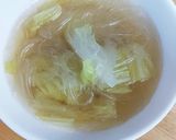 春雨と白菜のスープ作り方4写真