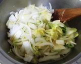ほっこり美味しい白菜の牛乳スープ作り方2写真