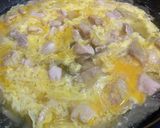 フライパンで簡単！つゆだく親子丼作り方5写真