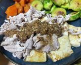 えごまだれで食べる豆腐ステーキ＆冷しゃぶ作り方3写真