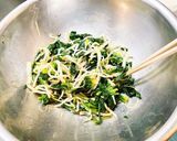ほうれん草ともやしのナムル作り方6写真