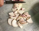 里芋と明日葉のご飯作り方3写真