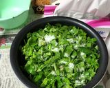里芋と明日葉のご飯作り方7写真
