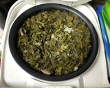 里芋と明日葉のご飯作り方9写真