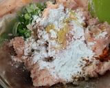 鍋の具材 FPで鶏胸肉でとりつみれ作り方3写真