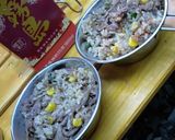 キャンプ飯 ビーフペッパーライス作り方6写真